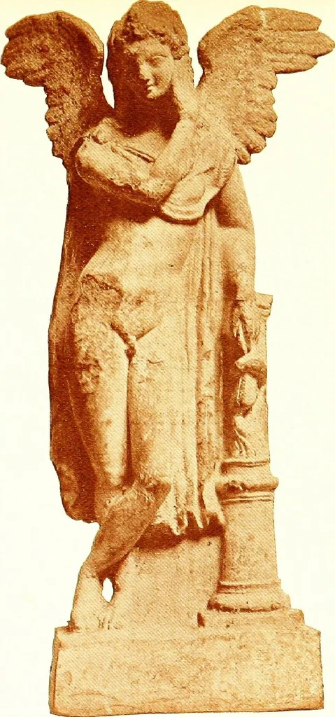 An illustration from Greek terracotta statuettes, 1899, leaf 137