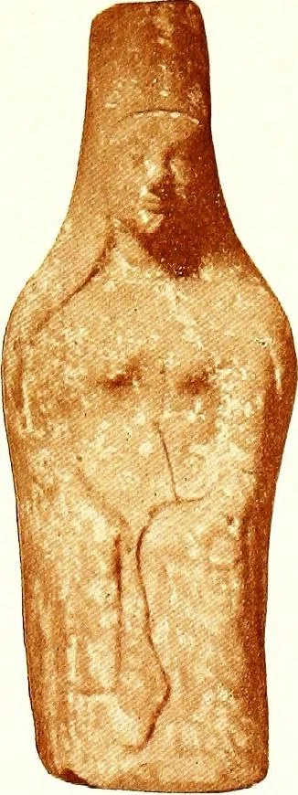 An illustration from Greek terracotta statuettes, 1899, leaf 139