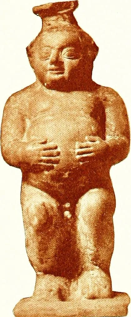 An illustration from Greek terracotta statuettes, 1899, leaf 139