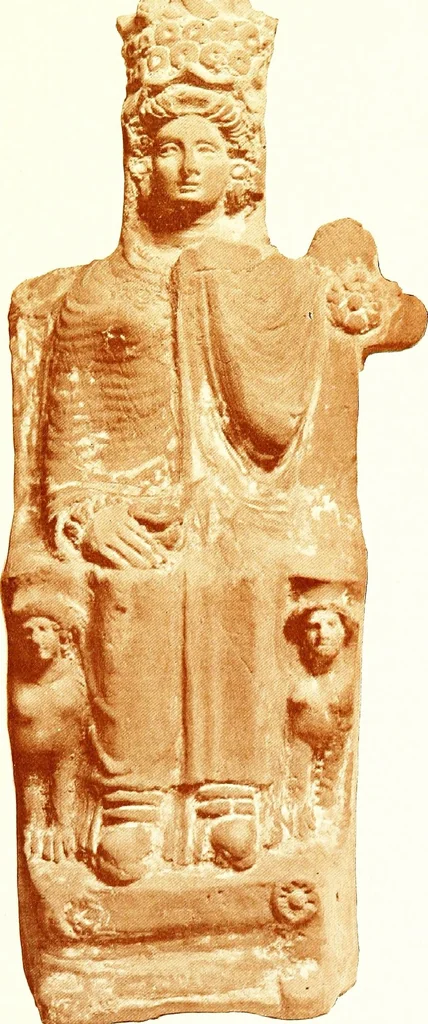 An illustration from Greek terracotta statuettes, 1899, leaf 141