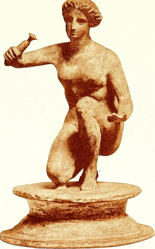 An illustration from Greek terracotta statuettes, 1899, leaf 147