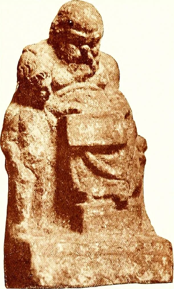 An illustration from Greek terracotta statuettes, 1899, leaf 153