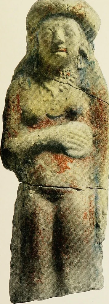 An illustration from Greek terracotta statuettes, 1899, leaf 49