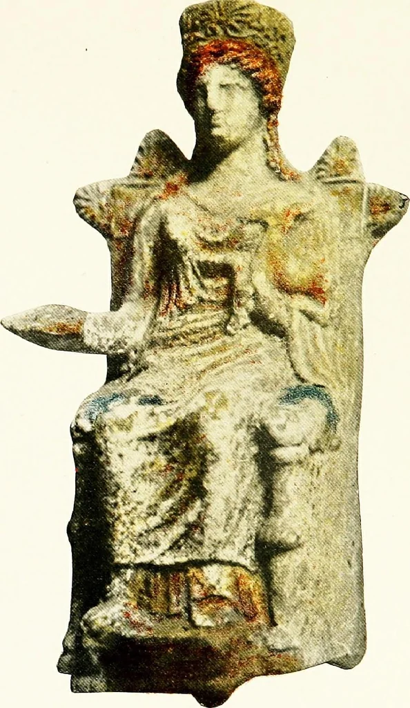 An illustration from Greek terracotta statuettes, 1899, leaf 61