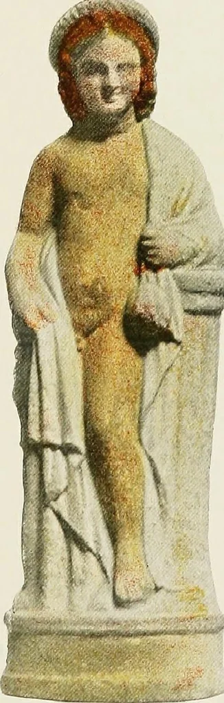 An illustration from Greek terracotta statuettes, 1899, leaf 69