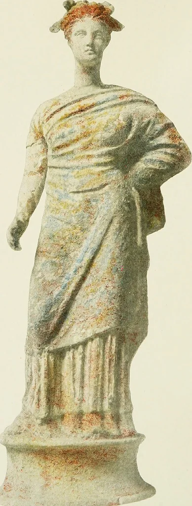 An illustration from Greek terracotta statuettes, 1899, leaf 8