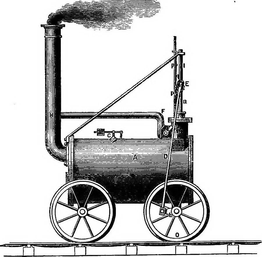 An illustration from A history of the growth of the steam-engine, 1878, leaf 200