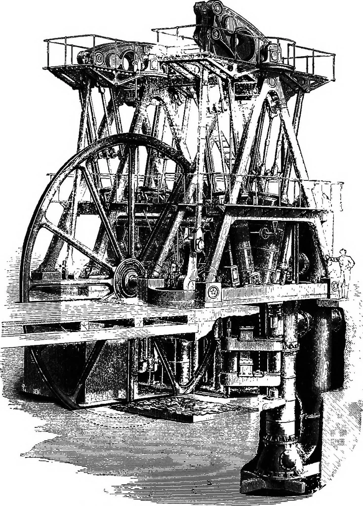 An illustration from A history of the growth of the steam-engine, 1878, leaf 361