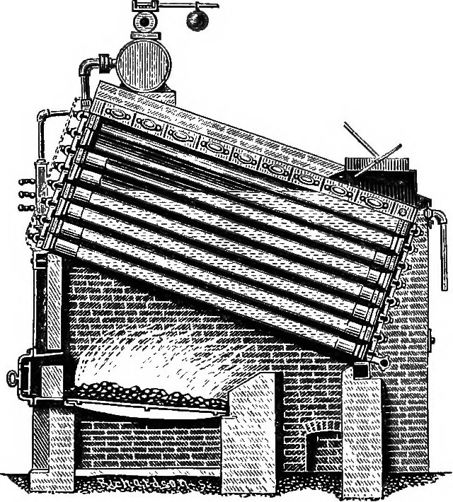 An illustration from A history of the growth of the steam-engine, 1878, leaf 372