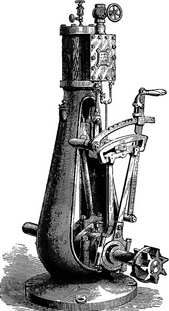 An illustration from A history of the growth of the steam-engine, 1878, leaf 412