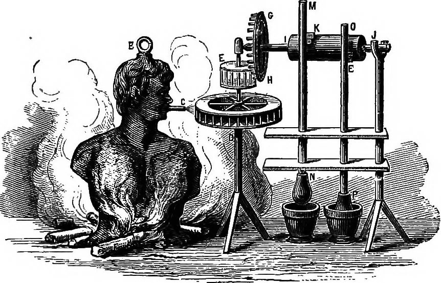 An illustration from A history of the growth of the steam-engine, 1878, leaf 42