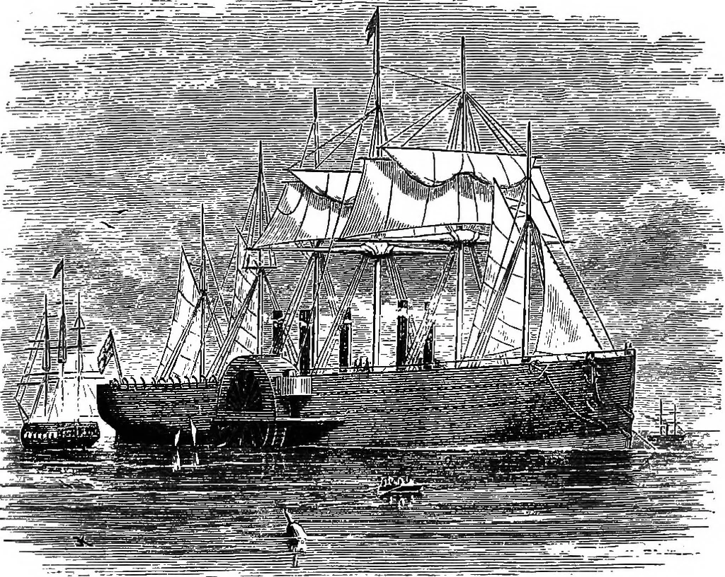 An illustration from A history of the growth of the steam-engine, 1878, leaf 441