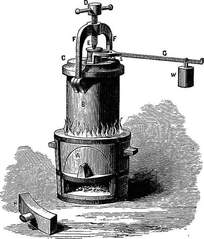 An illustration from A history of the growth of the steam-engine, 1878, leaf 73