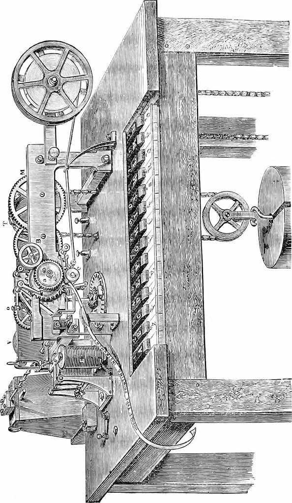 An illustration from Electricity in modern life, 1890, leaf 132