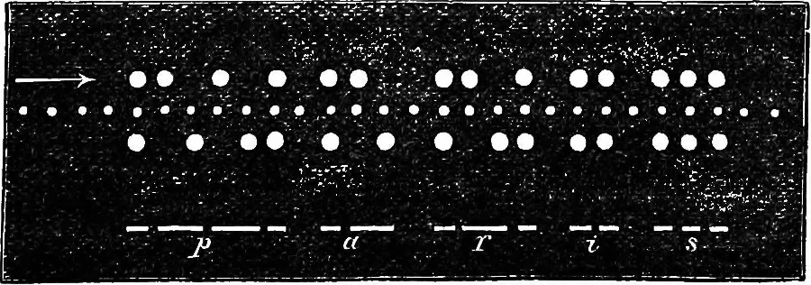 An illustration from Electricity in modern life, 1890, leaf 134