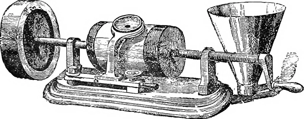 An illustration from Electricity in modern life, 1890, leaf 188