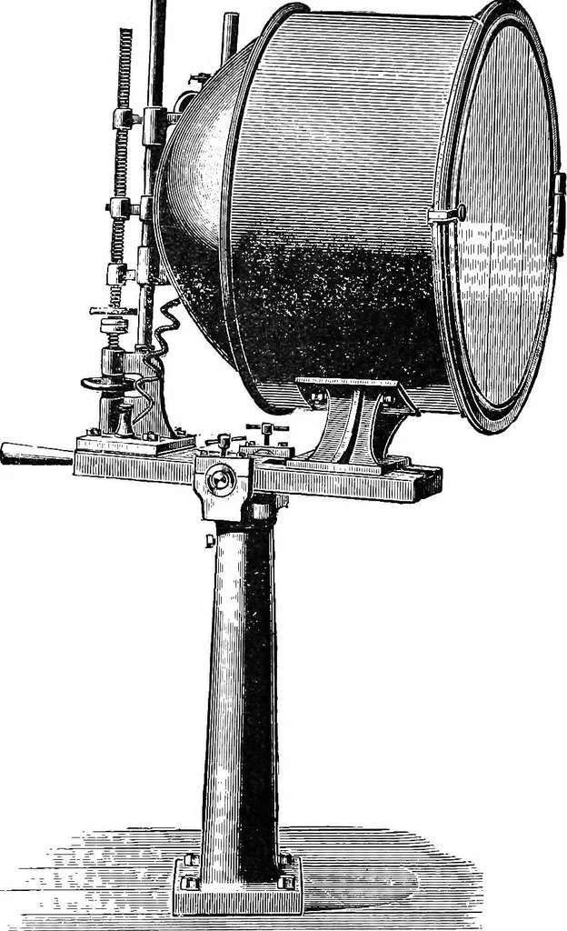 An illustration from Electricity in modern life, 1890, leaf 228