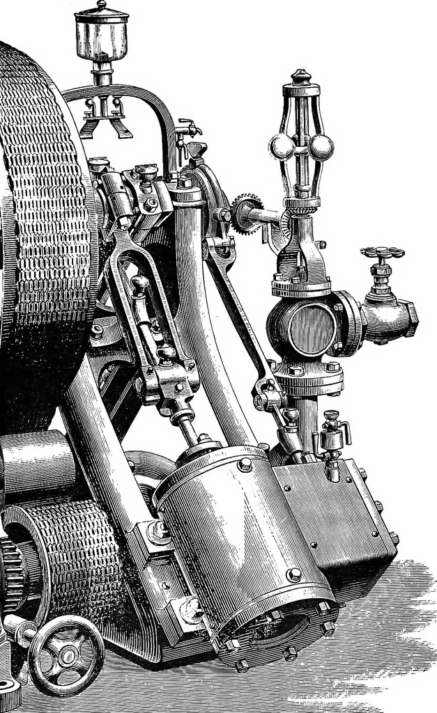 An illustration from Electricity in modern life, 1890, leaf 232