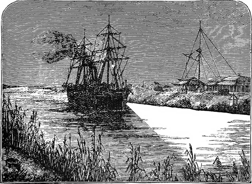 An illustration from Electricity in modern life, 1890, leaf 234