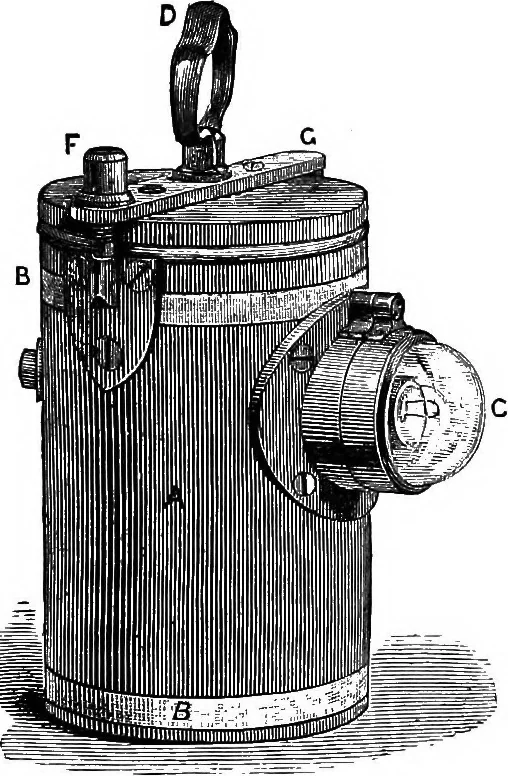 An illustration from Electricity in modern life, 1890, leaf 248