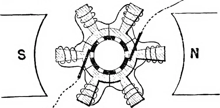 An illustration from Electricity in modern life, 1890, leaf 88