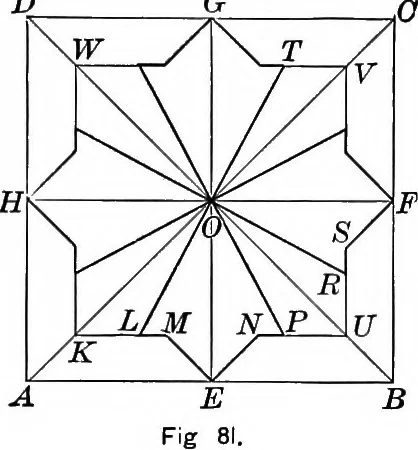 An illustration from A source book of problems for geometry, based upon industrial design and architectural ornament, 1912, leaf 104
