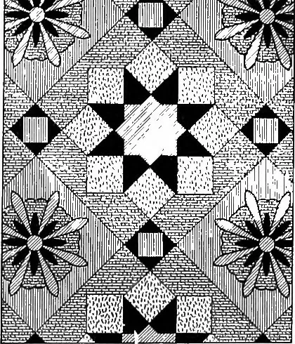An illustration from A source book of problems for geometry, based upon industrial design and architectural ornament, 1912, leaf 106