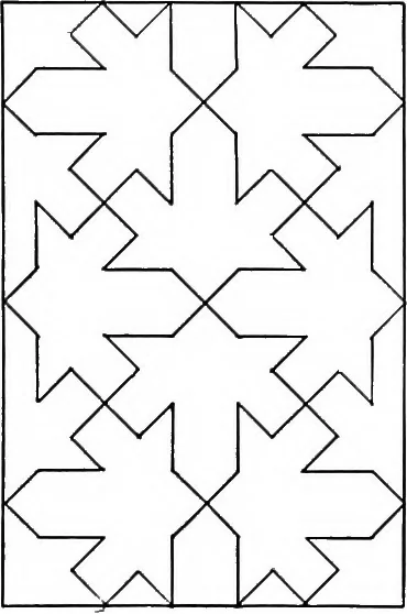 An illustration from A source book of problems for geometry, based upon industrial design and architectural ornament, 1912, leaf 130