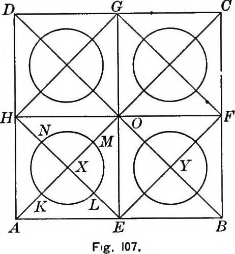 An illustration from A source book of problems for geometry, based upon industrial design and architectural ornament, 1912, leaf 131