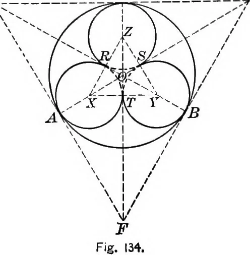 An illustration from A source book of problems for geometry, based upon industrial design and architectural ornament, 1912, leaf 169