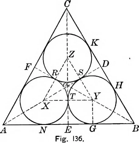 An illustration from A source book of problems for geometry, based upon industrial design and architectural ornament, 1912, leaf 171