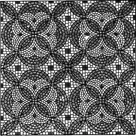 An illustration from A source book of problems for geometry, based upon industrial design and architectural ornament, 1912, leaf 189