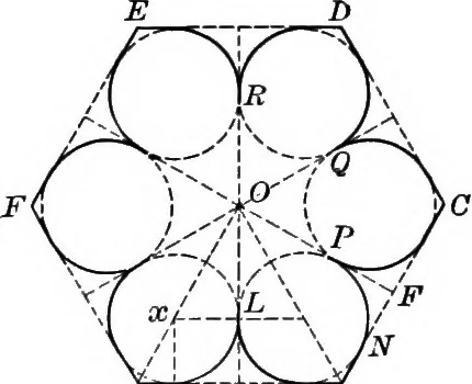 An illustration from A source book of problems for geometry, based upon industrial design and architectural ornament, 1912, leaf 193