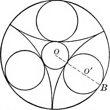 An illustration from A source book of problems for geometry, based upon industrial design and architectural ornament, 1912, leaf 200