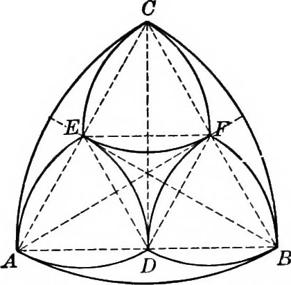 An illustration from A source book of problems for geometry, based upon industrial design and architectural ornament, 1912, leaf 221