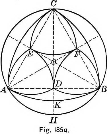 An illustration from A source book of problems for geometry, based upon industrial design and architectural ornament, 1912, leaf 221