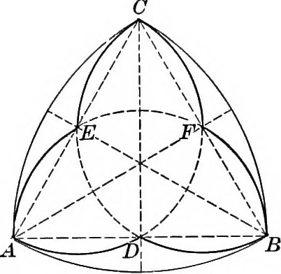 An illustration from A source book of problems for geometry, based upon industrial design and architectural ornament, 1912, leaf 226