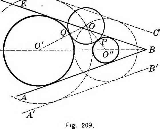 An illustration from A source book of problems for geometry, based upon industrial design and architectural ornament, 1912, leaf 246