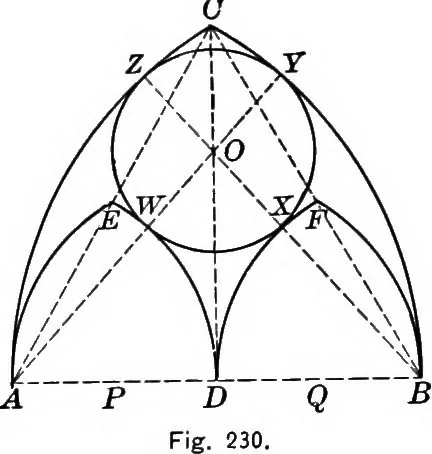 An illustration from A source book of problems for geometry, based upon industrial design and architectural ornament, 1912, leaf 269
