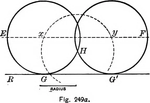 An illustration from A source book of problems for geometry, based upon industrial design and architectural ornament, 1912, leaf 293