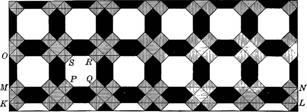 An illustration from A source book of problems for geometry, based upon industrial design and architectural ornament, 1912, leaf 31