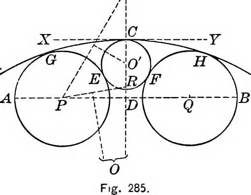 An illustration from A source book of problems for geometry, based upon industrial design and architectural ornament, 1912, leaf 330