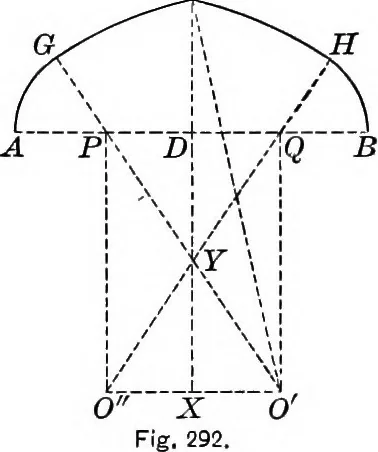An illustration from A source book of problems for geometry, based upon industrial design and architectural ornament, 1912, leaf 338