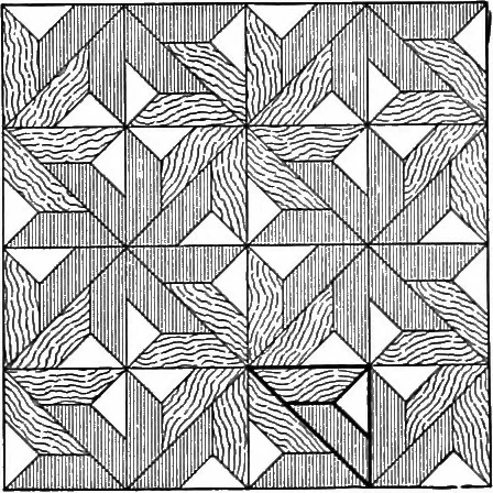 An illustration from A source book of problems for geometry, based upon industrial design and architectural ornament, 1912, leaf 46