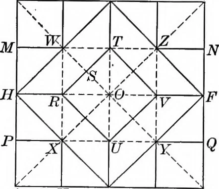 An illustration from A source book of problems for geometry, based upon industrial design and architectural ornament, 1912, leaf 49