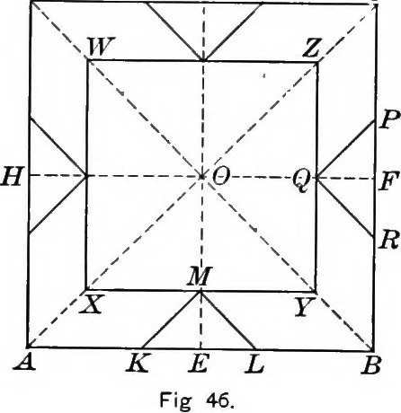 An illustration from A source book of problems for geometry, based upon industrial design and architectural ornament, 1912, leaf 57