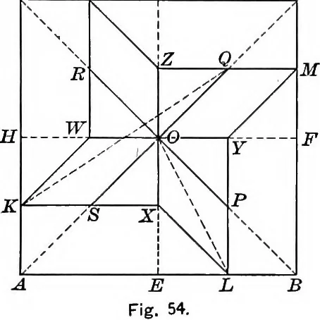 An illustration from A source book of problems for geometry, based upon industrial design and architectural ornament, 1912, leaf 68