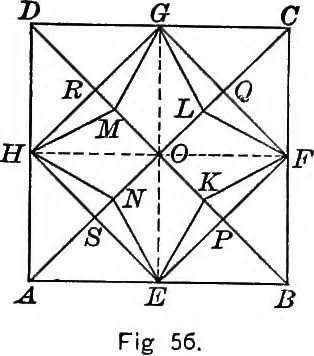 An illustration from A source book of problems for geometry, based upon industrial design and architectural ornament, 1912, leaf 72