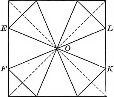 An illustration from A source book of problems for geometry, based upon industrial design and architectural ornament, 1912, leaf 76