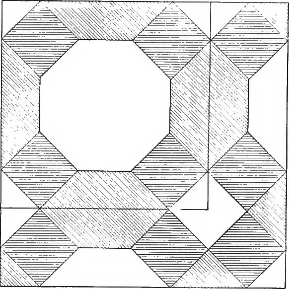 An illustration from A source book of problems for geometry, based upon industrial design and architectural ornament, 1912, leaf 88
